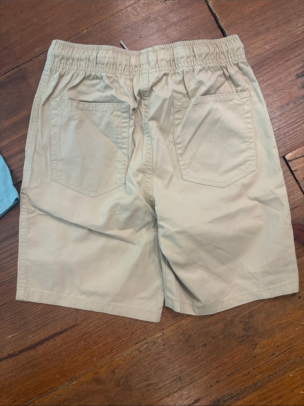 Cat & Jack Kids Pull-On Shorts - Light Blue & Khaki - Picture 6 of 8